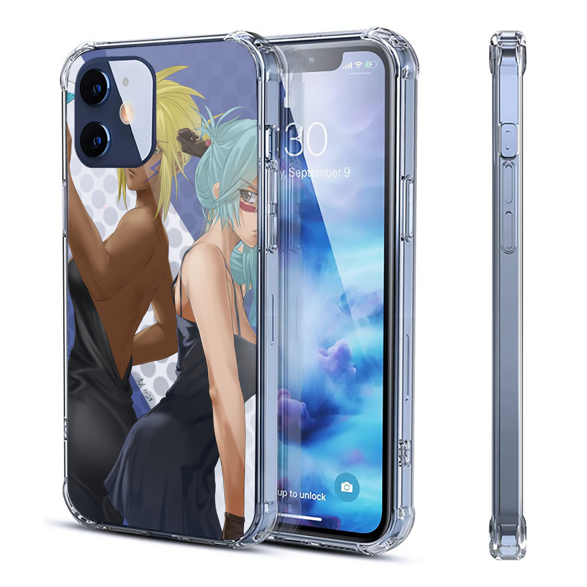 （画像用） ブリーチ BLEACH 【iPhone 12シリーズ対応】透明スマホケース（クリアソフトケース）